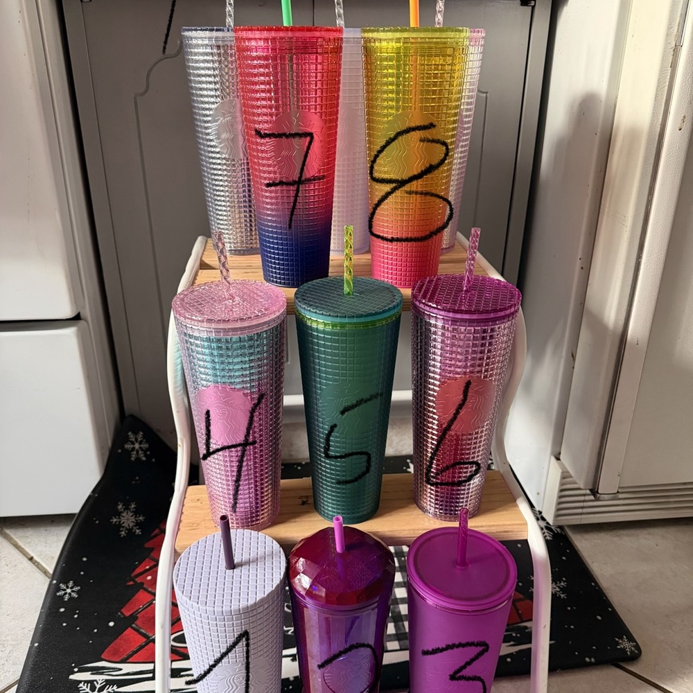 Starbucks venti tumblers